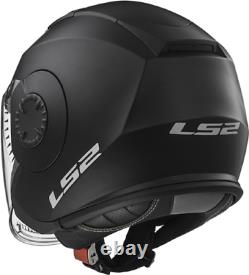 Ls2 Of570 Verso Plain Colours Dual Visor Open Face Scooter Motorcycle Helmet