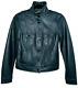 Lucky Brand Los Angeles Women's Sz Xs Lambs Leather Jacket Short Waisted Green