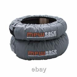 MPW Race Dept Analog Pro Tyre Warmers Superbike 120/180-190 EU Plug (Grey)