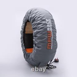 MPW Race Dept Analog Pro Tyre Warmers for Superbikes 120/200 Dark Grey