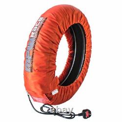 MPW Race Dept Analog Tyre Warmers for Superbikes 120 Front/180-190 Rear Orange