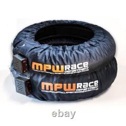 MPW Race Dept Digital Tyre Warmers Superbike 120/200 Dark Grey