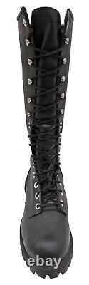 Men's Bear Hollow Size 11.5 EE Sturgis Motorcycle 17 Tall Logger Boot Black NEW