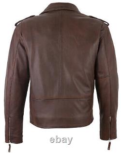 Men's Brown Leather Jackets Smart Brown Collection Real Leather Next Day