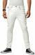 Men's Genuine Lambskin Leather Bikers Pant 5 Pockets Jeans Style White Trousers