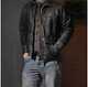 Men's Real Leather Black Trucker Jacket For Men Leather Waxed Distressed Biker