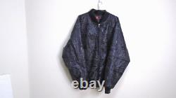 Mens Black Burgundy Brand Leather Motor Cycle Engraved Sporty Jacket 4XL