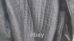 Mens Black Burgundy Brand Leather Motor Cycle Engraved Sporty Jacket 4XL