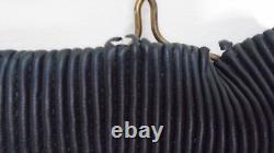 Mens Black Burgundy Brand Leather Motor Cycle Engraved Sporty Jacket 4XL