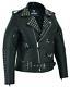 Mens Classic Motorbike Motorcycle Perfecto Studs Brando Genuine Leather Jacket