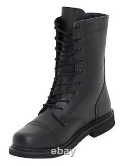 Mens GI Style Black Combat Boot Made To Military Specs