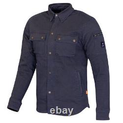 Merlin Brody D30 Navy Textile Single Layer Motorcycle Bike Utility Riding Shirt