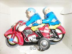 Motor Cycle Tinplate with Box Vintage Antique Unused Motorcycle Bike from Japan