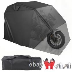 Motorbike Bike Cover Shed Folding Storage Garage Motorcycle Scooter Shelter New