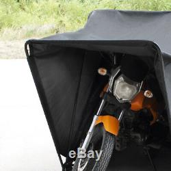 Motorbike Bike Storage Cover Tent Shed Strong Frame Garage Motorcycle Moped