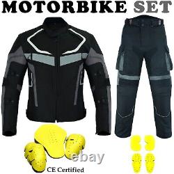 Motorbike Motorcycle Waterproof Cordura Textile Suit CE Armour Bike Riding Suits