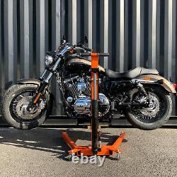 Motorcycle Lift, Harley Davidson Lift All Custom Cruisers 500kgs Orange Black