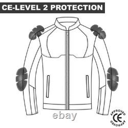 Motorcycle Men Racing Armoured Waterproof Textile Trousers Jacket Motorbike Suit