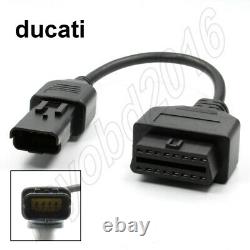 Motorcycle OBD OBD2 Diagnostic Cable Set Fault Code Reader Adaptor 10 cables