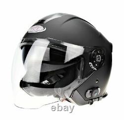 Motorcycle Open Face Bluetooth Jet Helmet Viper Rsv10 Scooter Tour Ece Acu Dvs