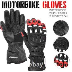 Motorcycle Waterproof Suit Motorbike Bike Trouser Jacket with Gloves Armoured CE