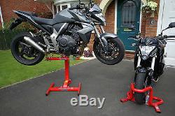 Motorcycle lift, Motorbike stand, Eazyrizer Original Red, Guaranteed for Life