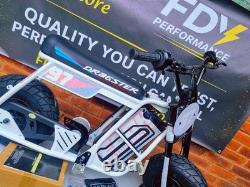 NEW EBOX Electric Dragster 2KW 60V Mini Pit Bike Black/White