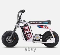 NEW EBOX Electric Dragster 2KW 60V Mini Pit Bike Black/White