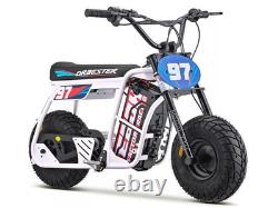 NEW EBOX Electric Dragster 2KW 60V Mini Pit Bike Black/White