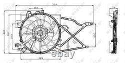 NRF 47014 Fan, Radiator for Opel Vauxhall