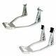 New Front & Rear Motorcycle Lightweight Aluminium Alloy Paddock Stand Pair