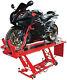 New Heavy Duty Hydraulic Motorcycle Mechanics Garage Workshop Table Bench Lift
