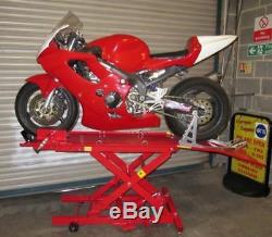 New Hydraulic Bike Motorcycle Motorbike Service Shop Lift Ramp Table Bench