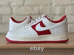 Nike Air Force 1 Low Athletic Department White Red Men's Size 9.5 FN7439-133 New