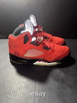 Nike Air Jordan 5 Retro'Raging Bull' DD0587-600 Size 9 EXCELLENT