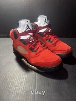 Nike Air Jordan 5 Retro'Raging Bull' DD0587-600 Size 9 EXCELLENT