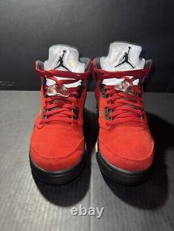 Nike Air Jordan 5 Retro'Raging Bull' DD0587-600 Size 9 EXCELLENT