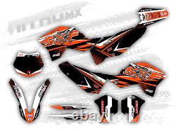 NitroMX Graphic Kit for KTM SX SXF 125 250 450 2007 2008 2009 2010 Motocross MX