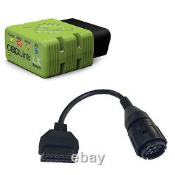 OBDLink LX Bluetooth ScanTool for Windows & Android with BMW 10-pin Adapter
