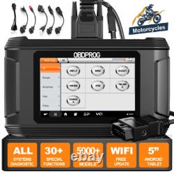 OBDPROG Moto 100 Motorcycle All System Diagnostic Tool OBD2 Scanner Code Reader
