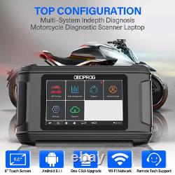 OBDPROG Moto 100 Motorcycle All System Diagnostic Tool OBD2 Scanner Code Reader