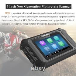 OBDSTAR MS50 Motorcycle Motorbike Diagnostic Scanner Tool Coding 2 Years Update