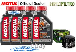 Oil Change 4L MOTUL 7100 15w50 + Filter BMW R 1200 GS Adventure 2009-13