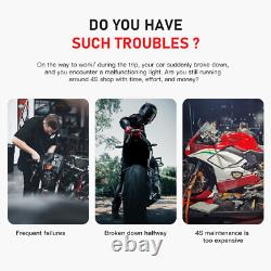 Original M100 Pro Motorcycle Scanner Motor Battery Tester diagnostic Repair Tool