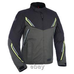 Oxford Hinterland Advanced CE AA Waterproof Motorcycle Jacket Black/Grey/Fluo
