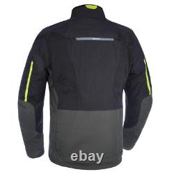 Oxford Hinterland Advanced CE AA Waterproof Motorcycle Jacket Black/Grey/Fluo