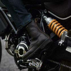 Oxford Merton Waterproof Motorcycle Motorbike Touring Boots Brown