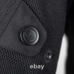 Oxford Spartan Air Mens Summer Motorcycle Motorbike Bike Jacket Stealth Black