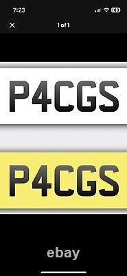 P4 CGS PRIVATE NUMBER PLATE Registration Pages Callum Casey Scott Stewart chris
