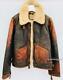 Polo Ralph Lauren Brown Shearling Leather Coat M New Auth Jacket Rrp2500gbp